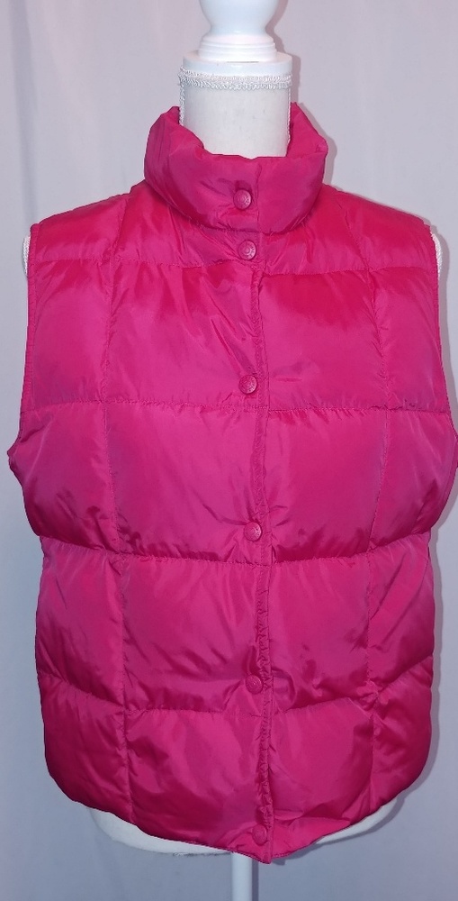 Like new Magenta down vest